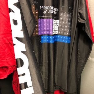 Boys Hypnotik Jiujitsu long sleeve rash guard,L